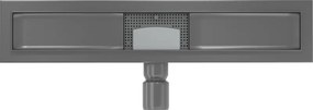 Mexen Flat korpus do odpływu liniowego 50 cm, gun gray szczotkowany - 1E15050