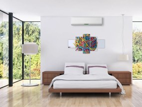Obraz gumek (125x70 cm)