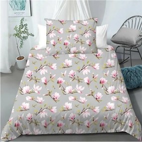 Pościel bawełniana Magnolia,  140 x 200 cm, 70 x 90 cm