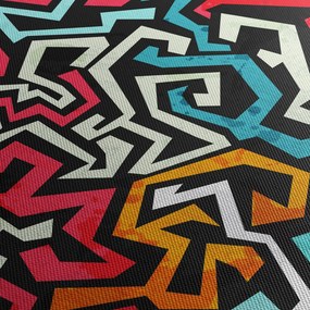 Obraz abstrakcji graficznej (170x50 cm)