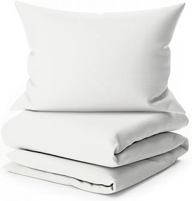 PrzytulneMieszkanie.pl PrzytulneMieszkanie.pl Krepa pościel STANDO biała hotelowa kieszeń Rozmiar pościeli: 70 x 90 cm | 140 x 200 cm