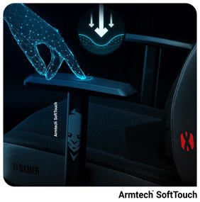 Fotel gamingowy Diablo X-Gamer 2.0 Normal Size, Dark Obsidian