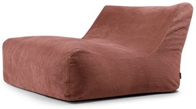Ceglasty sztruksowy worek do siedzenia Sofa Lounge – SLOWDOWN