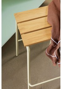 Beżowo-naturalne hokery zestaw 2 szt. (wysokość siedziska 76 cm) Stilt – Hübsch