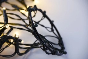 Łańcuch świetlny w kształcie stożka, 280 LED, ciepła biała