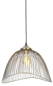 Designerska lampa wisząca mosiądz 39,8 cm - Pia
