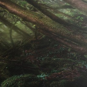 Obraz - Tajemniczy las (z zegarem) (90x30 cm)