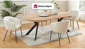 Zestaw 2 krzeseł z podłokietnikami ze sztruksu i metalu - Kremowy - MORONI autorstwa Pascala MORABITO