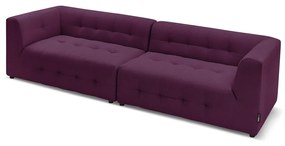 Ciemnofioletowa sofa 324 cm Kleber – Bobochic Paris