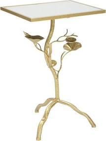Stolik Kawowy Gałązka, Złoto, 40x30x60 cm, Kendra Home
