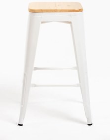 Stoek Torix niski z naturalnego drewna