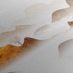 Obraz - Góry we mgle (125x70 cm)