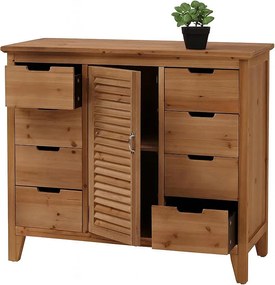 Komoda aptekarska MCW-O63,  Korpus w kolorze naturalnym