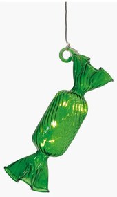 Zielona wisząca świąteczna dekoracja świetlna ø 1,5 cm Hannah – Sirius