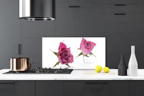 Panel Szklany Romantyczny Bukiet Róż