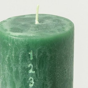 Świeca adwentowa zielona 25 cm