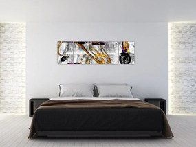 Obraz abstrakcji (170x50 cm)