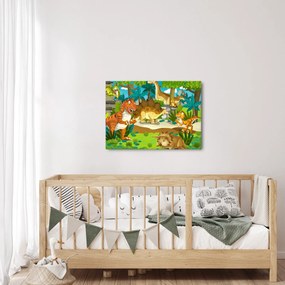 Obraz - Dinozaury (70x50 cm)