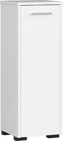 Szafka łazienkowa AKORD FIN Biała 30 cm 1 drzwi kolor Biały mat 2 półki 30x30x82 cm