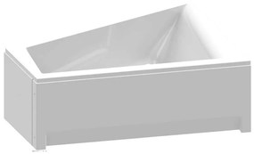 Obudowa do wanny 150 cm FURDO prawa