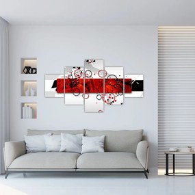Obraz abstrakcji (125x70 cm)