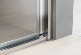 Drzwi prysznicowe skrzydłowe z panelem stałym NT606 FLEX