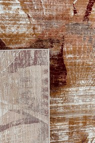 Dywan vintage Vivaldi abstrakcja brązowy 80 cm x 150 cm