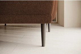 Narożnik BONO z funkcją spania Drewniane nóżki Eleganckie podłokietniki Głębokie siedzisko Prawa strona Barrel 54