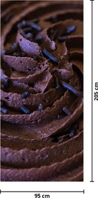 Fototapeta na drzwi - Czekoladowy cupcake (95x205cm)