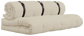 Sofa rozkładana ze skórzanym paskiem Karup Design Buckle Up Beige