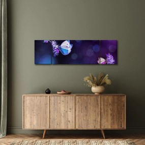 Obraz - Motyle na lawendie (170x50 cm)