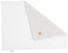 Biały koc dziecięcy z materiału sherpa 100x77 cm – Meowbaby