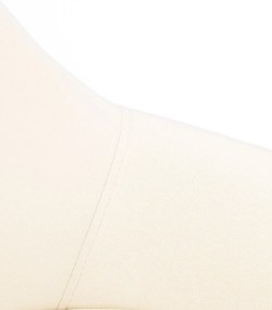 Zestaw 2 Krzese White Teok Tkanina