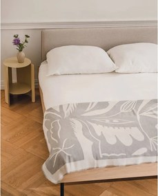 Jasnoszary koc 165x200 cm Lino – noo.ma