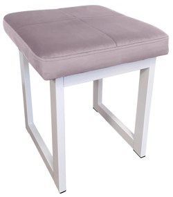 TABORET SOLID 45cm STOŁEK LOFT podstawa biała MG55