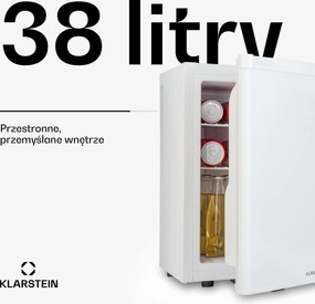 Klarstein Happy Hour C 51cm 38L Mini Lodówka na Napoje Biały