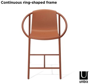 Ceglasty plastikowy hoker 90 cm Ringo – Umbra