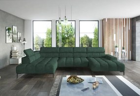 Narożnik PLAZA XL Lewostronny Elektryczna regulacja Tkanina MONOLITH 37 WERSAL