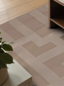Dywan nowoczesny Perles Geometria beżowy 200 cm x 280 cm