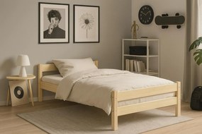 Łóżko młodzieżowe KOX-BED 80x180 sosna naturalna KOCOT KIDS