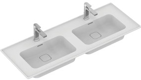 Biała ceramiczna umywalka podwójna 124x46 cm Strada II – Ideal Standard