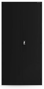 Szafa warsztatowa z tablicami i szufladami czarna, 920x1850x500 mm: DAREK All Black
