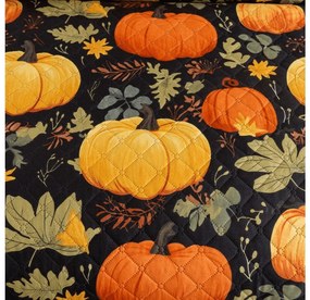 Narzuta na łóżko ORANGE PUMPKINS, kolorowy Rozmiar: 170 x 210 cm