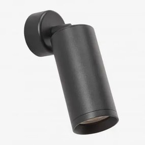 Kierunkowa Lampa Ścienna Z Aluminium Walid Czarna - Sklum