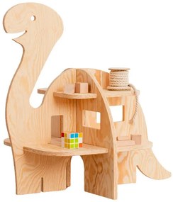 Drewniany regał dziecięcy dinozaur 1 H3-A38