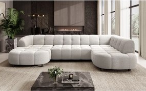 Narożnik VELPA XL Prawostronny z elektryczną regulacją siedziska w tkaninie LOOP 01 WERSAL