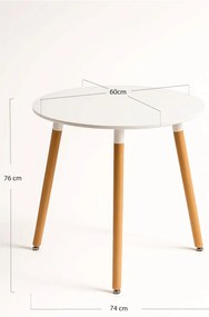 Okrgy stó wieowy 60 cm