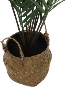 Sztuczna roślina palma w koszyku, 64 cm