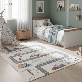 Kremowy dywan dziecięcy odpowiedni do prania 140x200 cm Coco 1134 – Ayyildiz Carpets