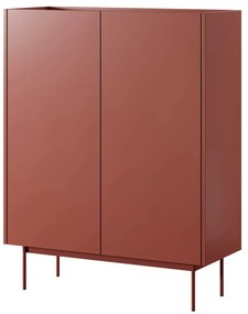 Cosin - Komoda dwudrzwiowa, CERAMIC RED